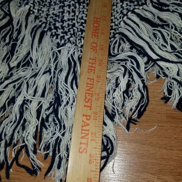 Womens Fringe Knit Poncho Boho /Shawl - Picture 7 of 13